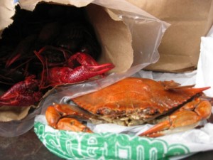 mmmm... crabs